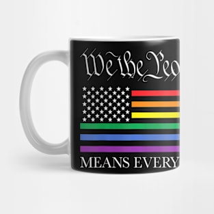 Usa Lgbt Equality We The People Means Everyone Mug